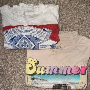 Set of two crop tops